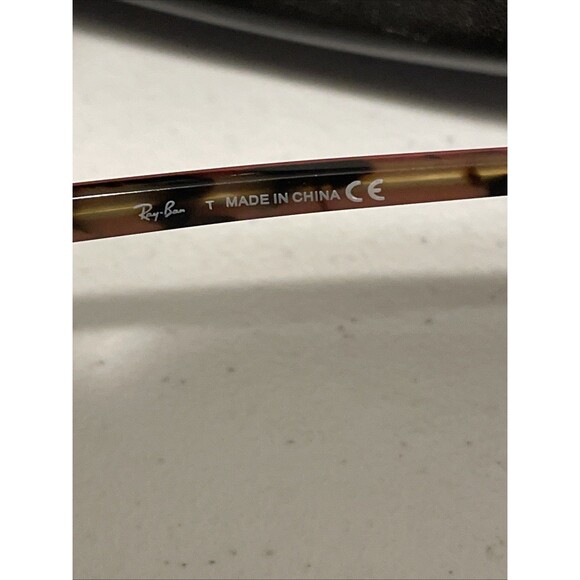 Ray-Ban RB 7118 5714 Eyeglasses Pink Full Rim Round Frame Only 48-19 45 - Picture 7 of 10